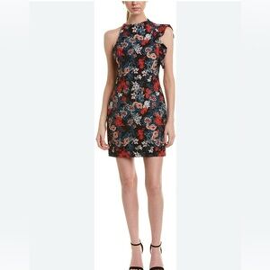 Black Halo Pabla mini floral dress romantic feminine whimsical goth NWT Sz 6